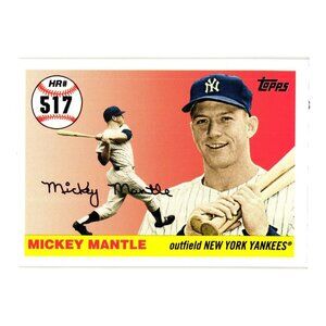 2008 Topps #MHR517 Mickey Mantle New York Yankees